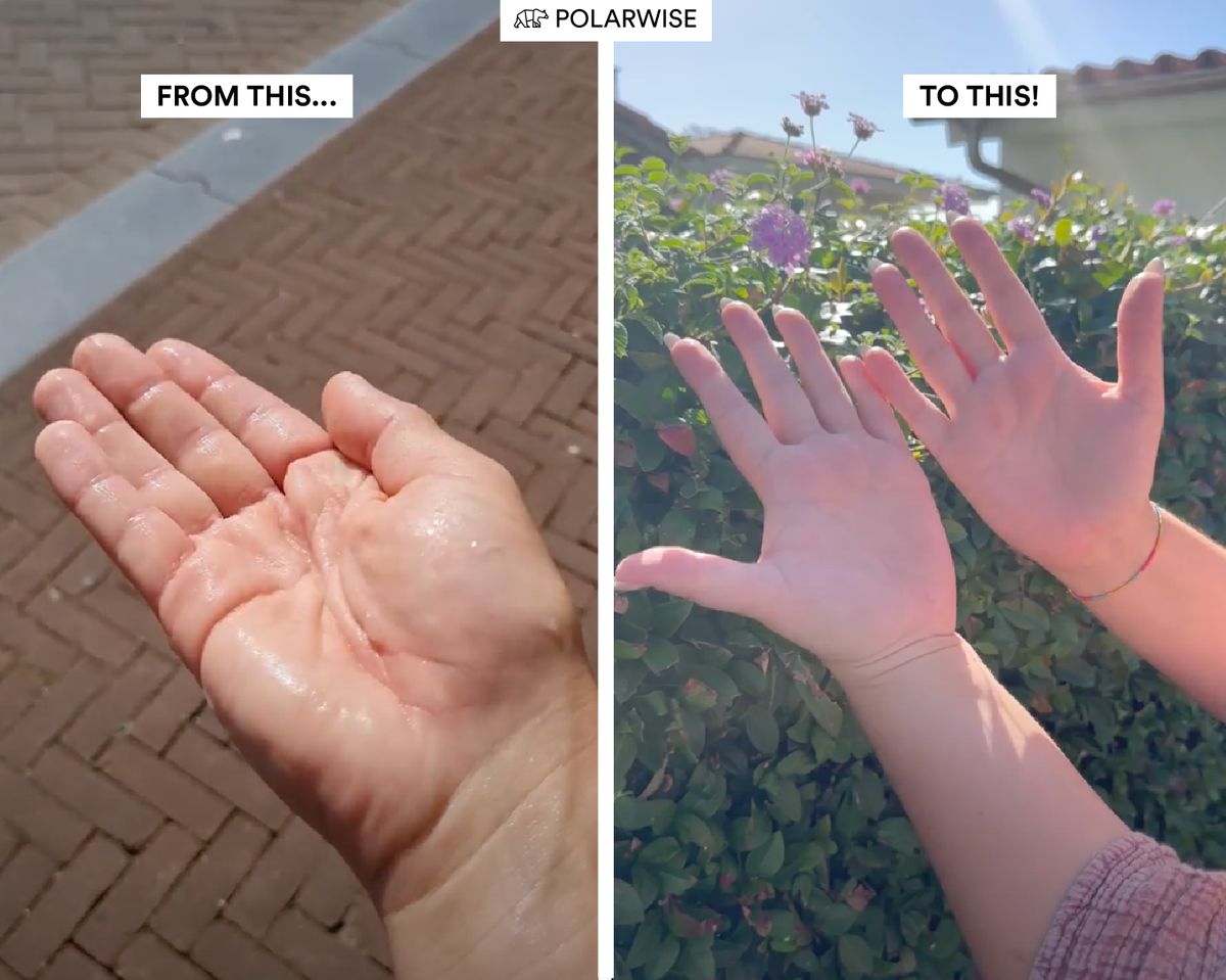 Hands & Feet 3Step SweatStopping Solution Polarwise