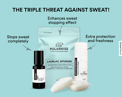 Armpit 3-Step Sweat-Stopping Solution