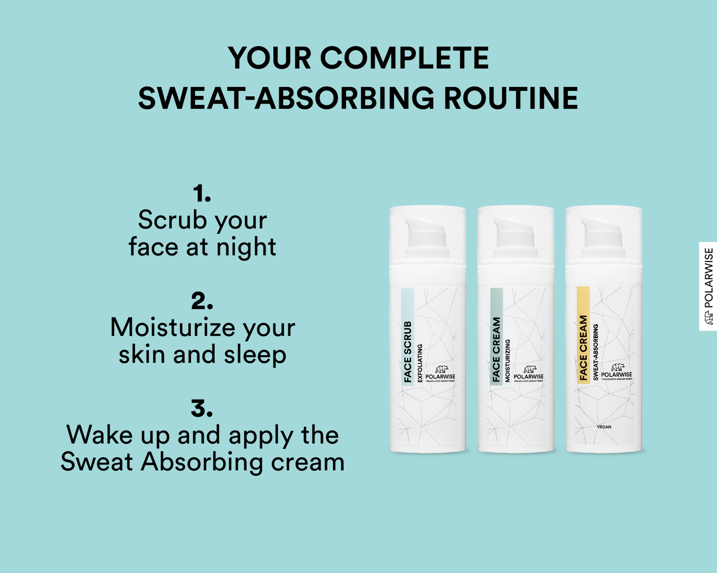 Face 3-Step Sweat-Absorbing Solution